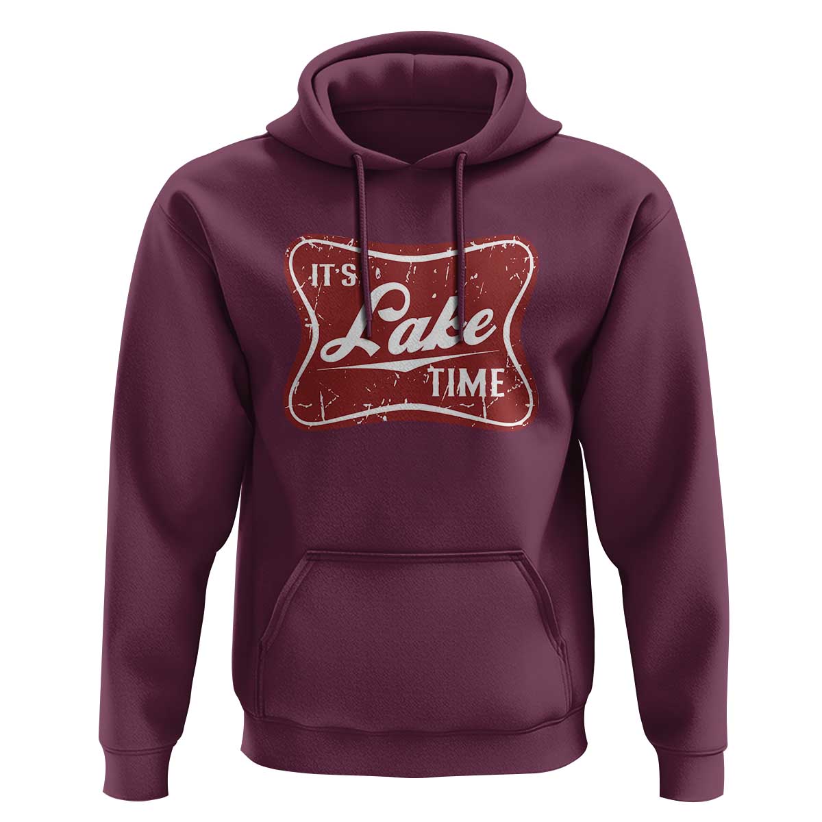Funny It's Lake Time Hoodie Lake Life Summer Vacation