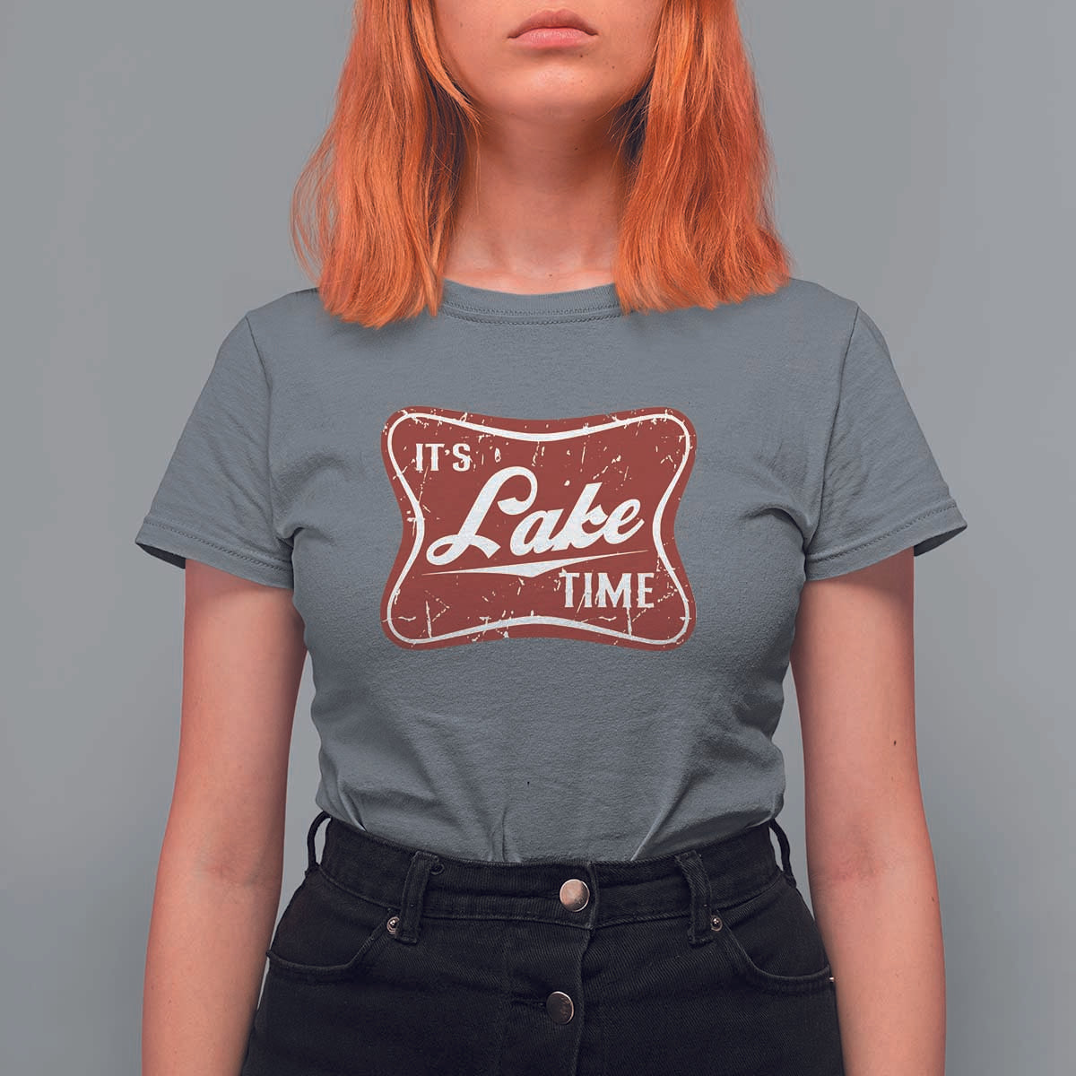 Funny It's Lake Time T Shirt For Women Lake Life Summer Vacation