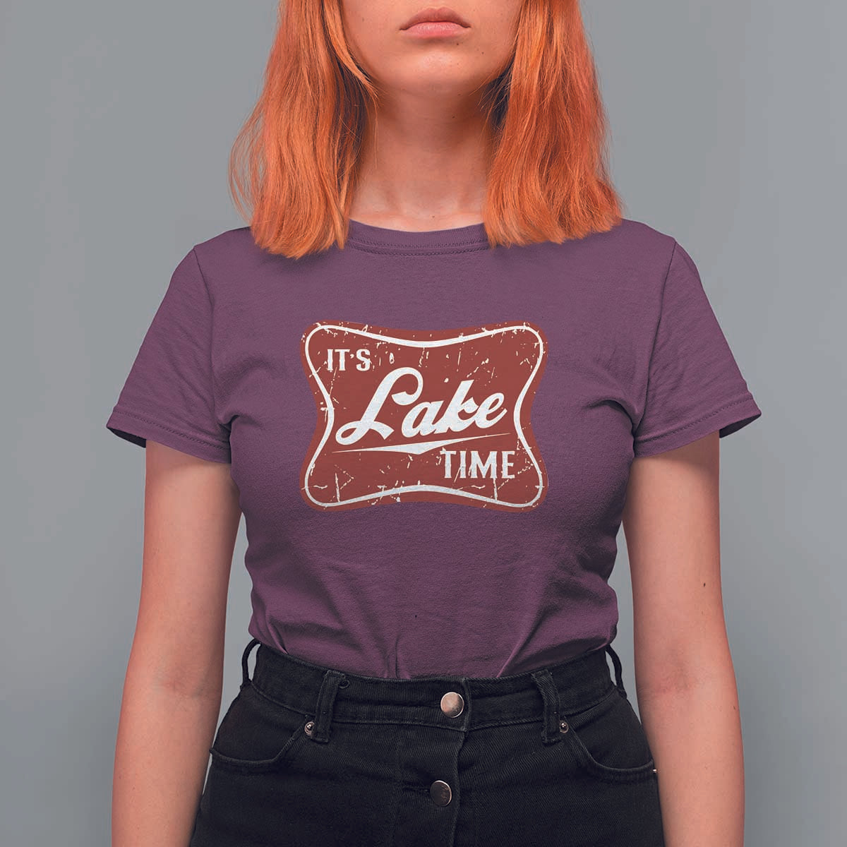 Funny It's Lake Time T Shirt For Women Lake Life Summer Vacation