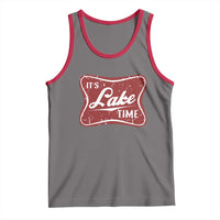 Funny It's Lake Time Tank Top Lake Life Summer Vacation