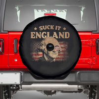 Funny Suck It England Spare Tire Cover 4th of July George Washington 1776 - Wonder Print Shop