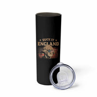 Funny Suck It England Skinny Tumbler 4th of July George Washington 1776 - Wonder Print Shop