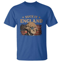 Funny Suck It England T Shirt 4th of July George Washington 1776 - Wonder Print Shop