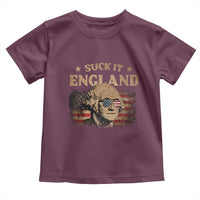 Funny Suck It England Toddler T Shirt 4th of July George Washington 1776 - Wonder Print Shop