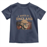 Funny Suck It England Toddler T Shirt 4th of July George Washington 1776 - Wonder Print Shop