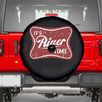 Funny It's River Time Spare Tire Cover River Life Summer Vacation