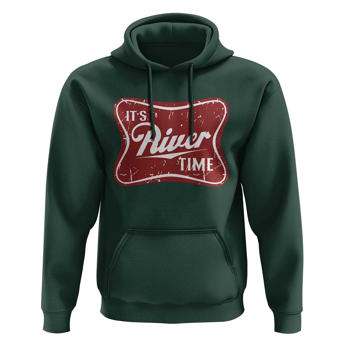 Funny It's River Time Hoodie River Life Summer Vacation