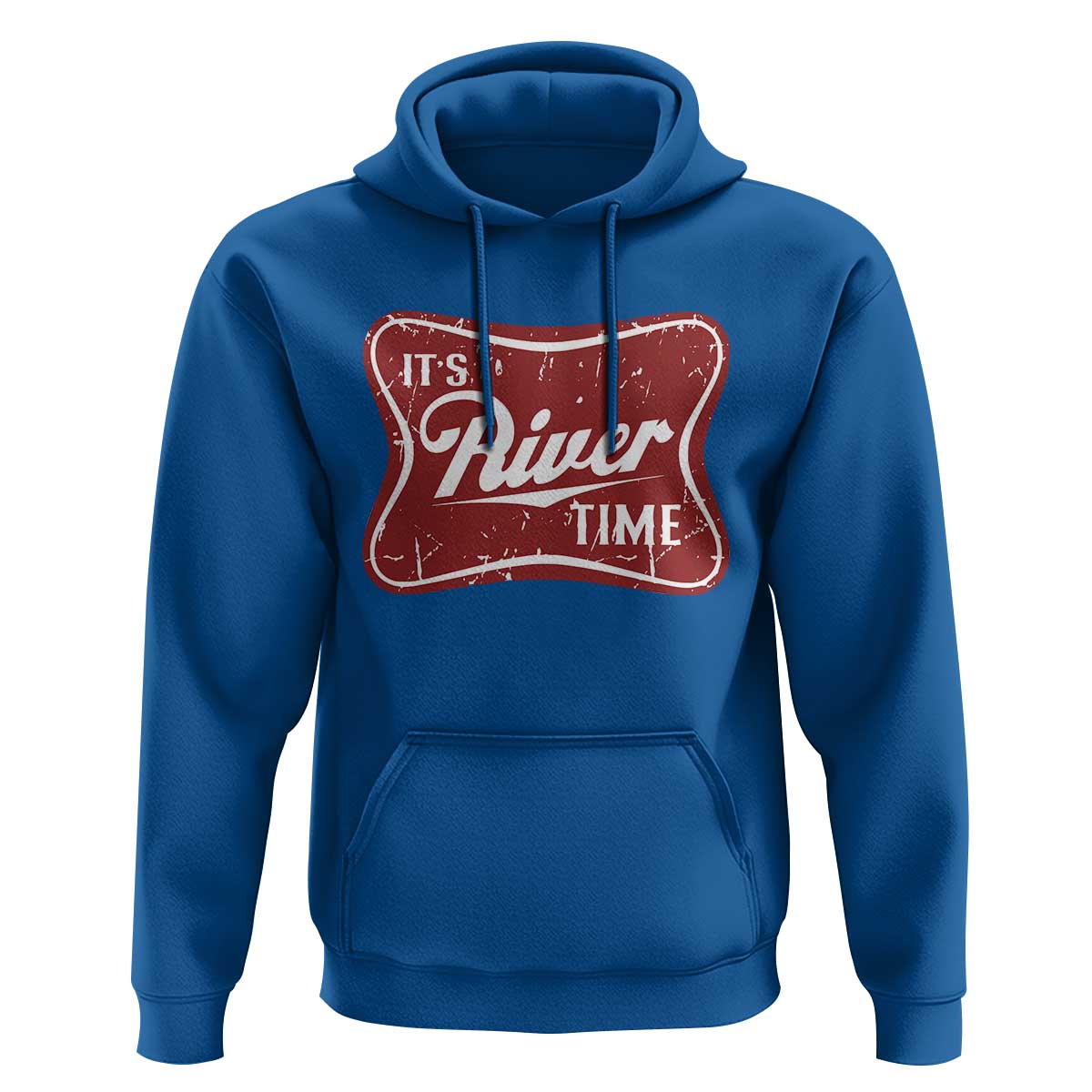 Funny It's River Time Hoodie River Life Summer Vacation