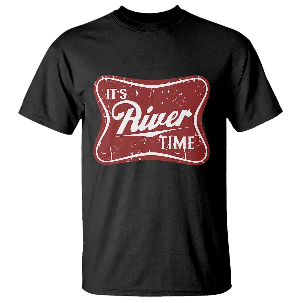 Funny It's River Time T Shirt River Life Summer Vacation