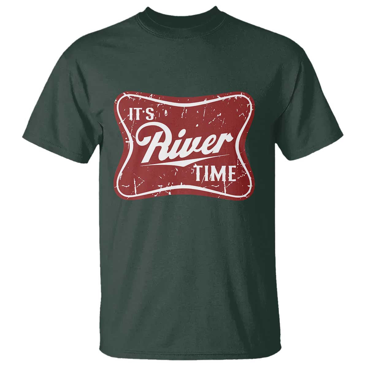 Funny It's River Time T Shirt River Life Summer Vacation