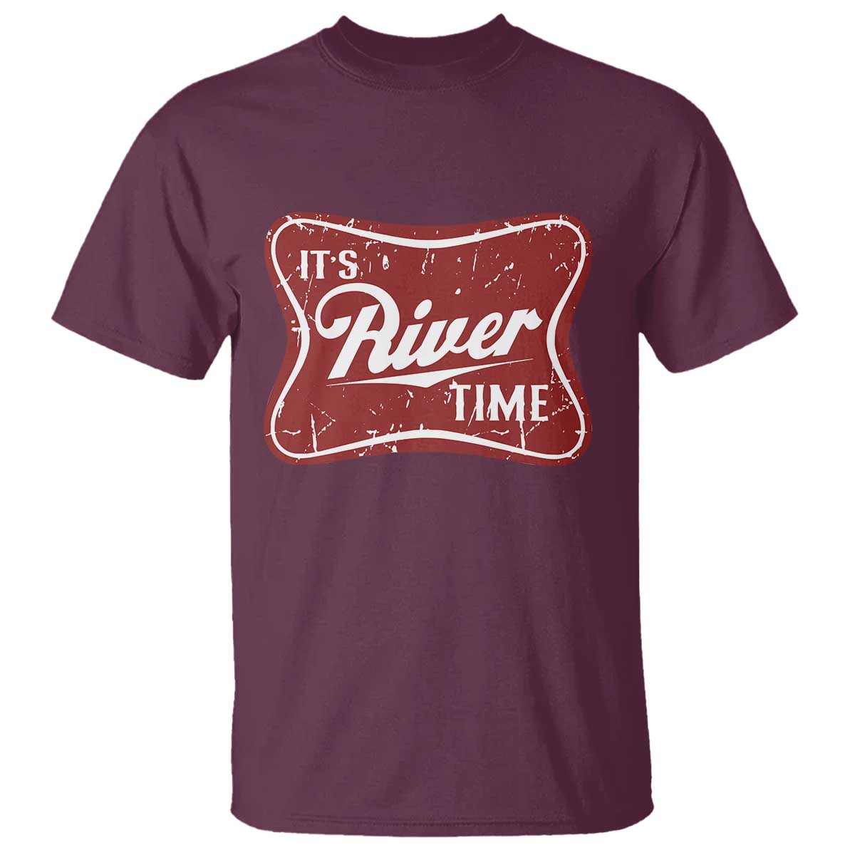 Funny It's River Time T Shirt River Life Summer Vacation