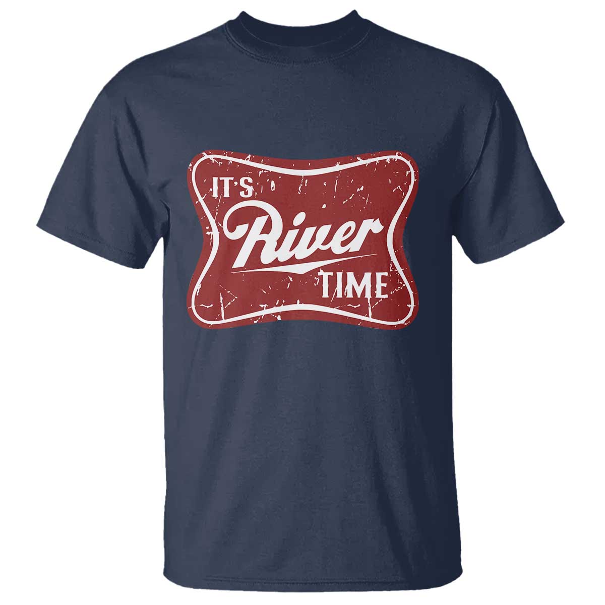 Funny It's River Time T Shirt River Life Summer Vacation