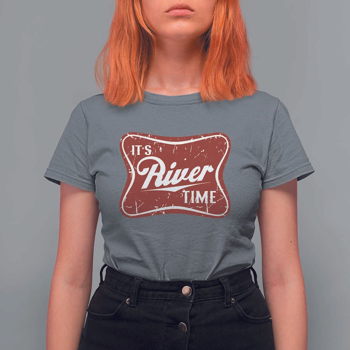 Funny It's River Time T Shirt For Women River Life Summer Vacation