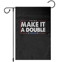 Make It A Double Twin Dad Garden Flag Soon to Be Daddy Funny Father's Day