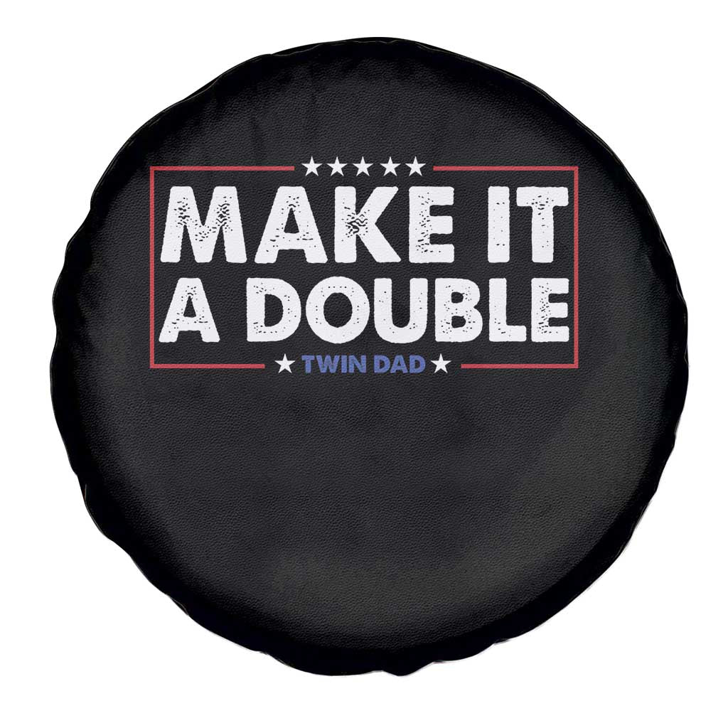 Make It A Double Twin Dad Spare Tire Cover Soon to Be Daddy Funny Father's Day