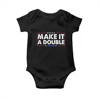 Make It A Double Twin Dad Baby Onesie Soon to Be Daddy Funny Father's Day