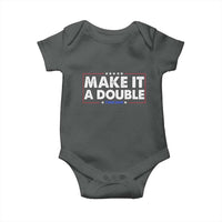 Make It A Double Twin Dad Baby Onesie Soon to Be Daddy Funny Father's Day