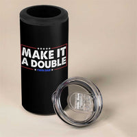Make It A Double Twin Dad 4 in 1 Can Cooler Tumbler Soon to Be Daddy Funny Father's Day