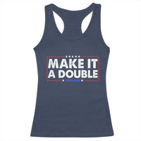 Make It A Double Twin Dad Racerback Tank Top Soon to Be Daddy Funny Father's Day