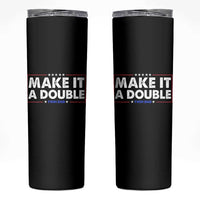 Make It A Double Twin Dad Skinny Tumbler Soon to Be Daddy Funny Father's Day