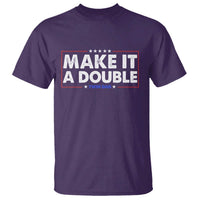 Make It A Double Twin Dad T Shirt Soon to Be Daddy Funny Father's Day
