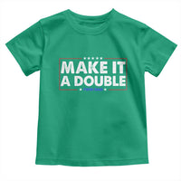 Make It A Double Twin Dad Toddler T Shirt Soon to Be Daddy Funny Father's Day
