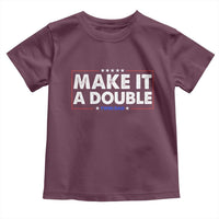 Make It A Double Twin Dad Toddler T Shirt Soon to Be Daddy Funny Father's Day