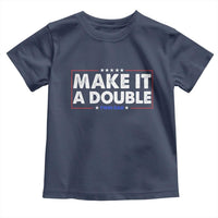Make It A Double Twin Dad Toddler T Shirt Soon to Be Daddy Funny Father's Day