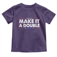 Make It A Double Twin Dad Toddler T Shirt Soon to Be Daddy Funny Father's Day