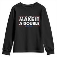 Make It A Double Twin Dad Youth Sweatshirt Soon to Be Daddy Funny Father's Day