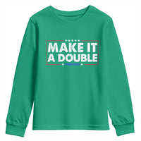 Make It A Double Twin Dad Youth Sweatshirt Soon to Be Daddy Funny Father's Day