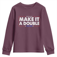 Make It A Double Twin Dad Youth Sweatshirt Soon to Be Daddy Funny Father's Day