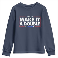 Make It A Double Twin Dad Youth Sweatshirt Soon to Be Daddy Funny Father's Day