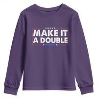 Make It A Double Twin Dad Youth Sweatshirt Soon to Be Daddy Funny Father's Day