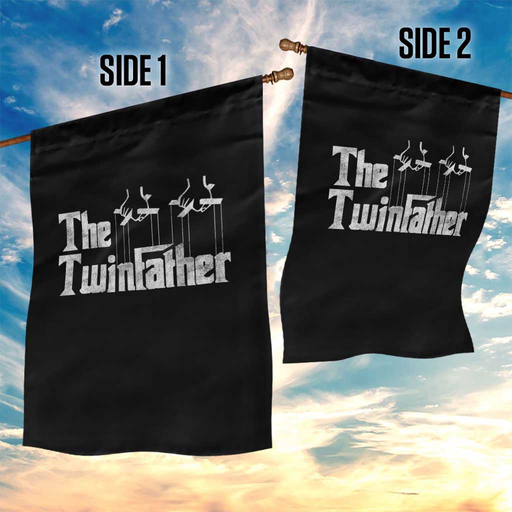 The Twinfather Garden Flag Funny Dad Of Twins Fathers Day