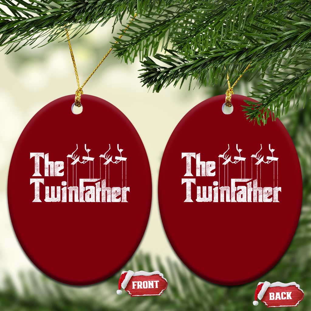 The Twinfather Ceramic Ornament Funny Dad Of Twins Fathers Day