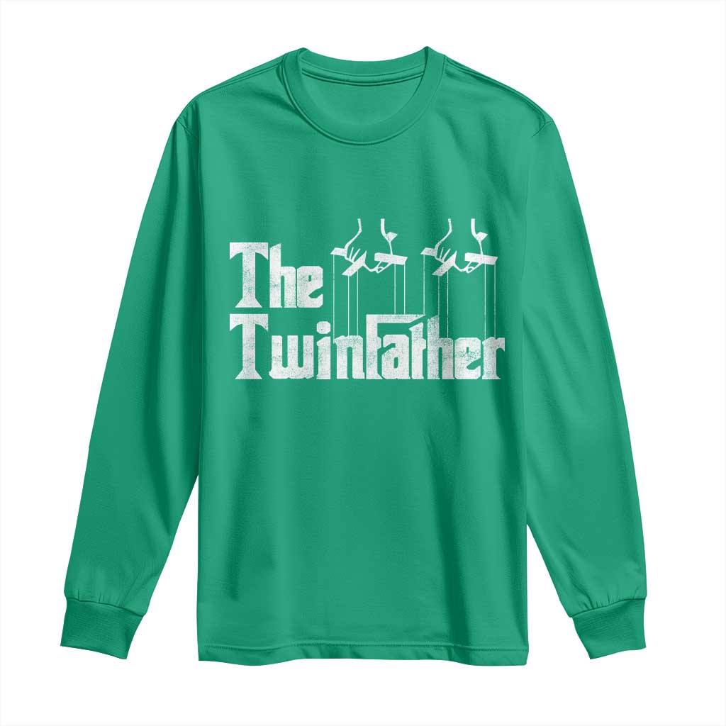 The Twinfather Long Sleeve Shirt Funny Dad Of Twins Fathers Day