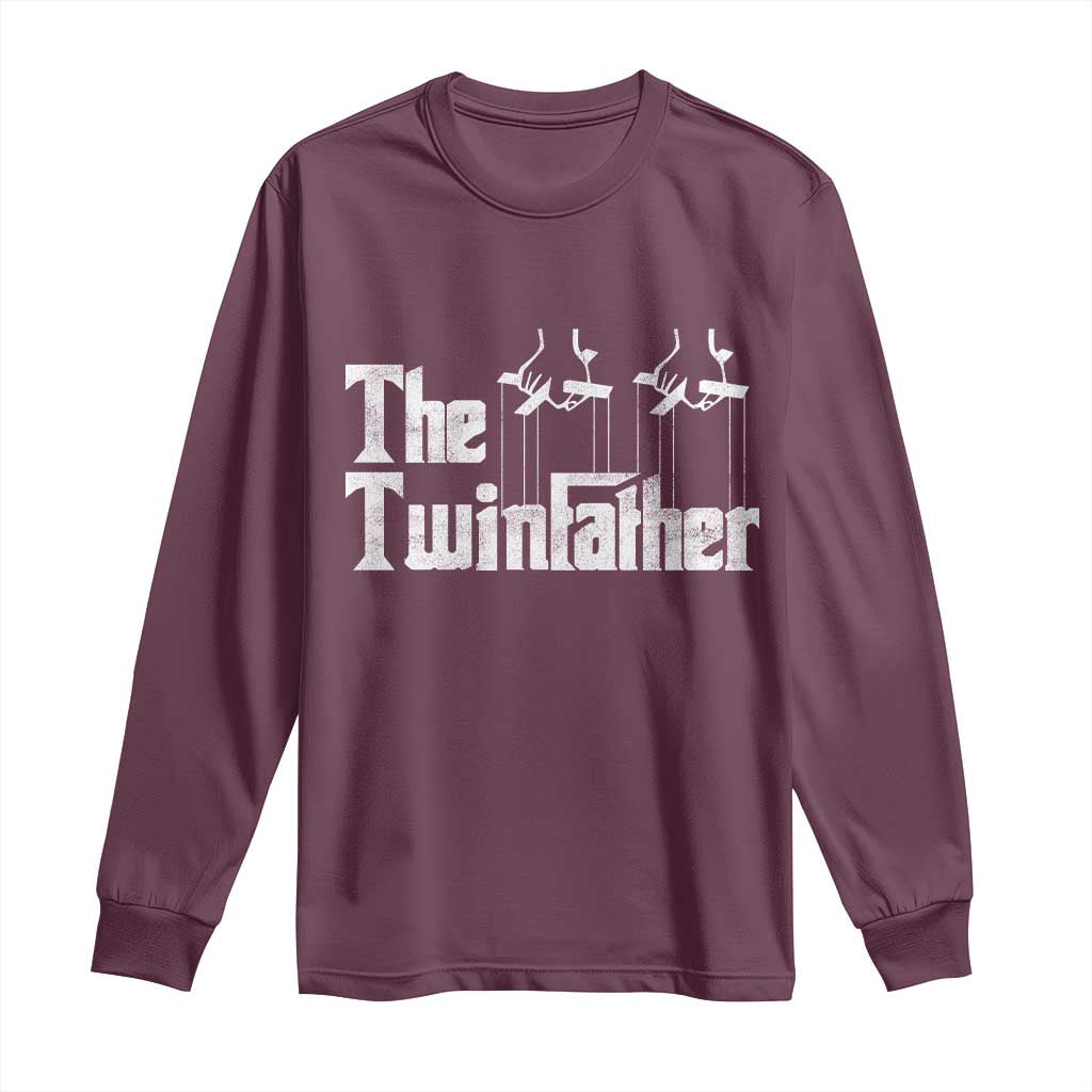 The Twinfather Long Sleeve Shirt Funny Dad Of Twins Fathers Day