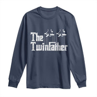 The Twinfather Long Sleeve Shirt Funny Dad Of Twins Fathers Day