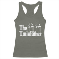 The Twinfather Racerback Tank Top Funny Dad Of Twins Fathers Day