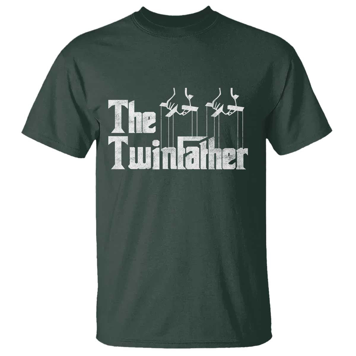 The Twinfather T Shirt Funny Dad Of Twins Fathers Day
