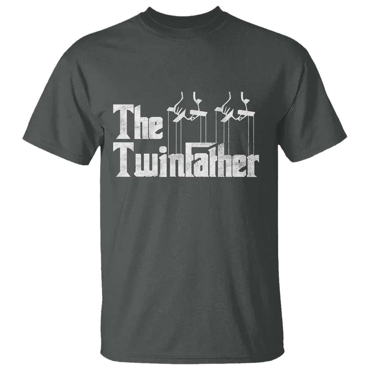 The Twinfather T Shirt Funny Dad Of Twins Fathers Day