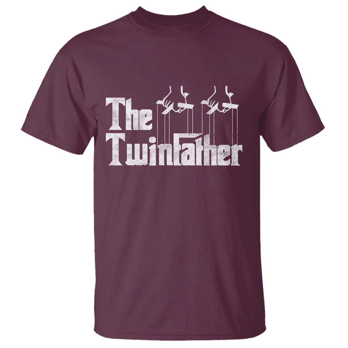 The Twinfather T Shirt Funny Dad Of Twins Fathers Day