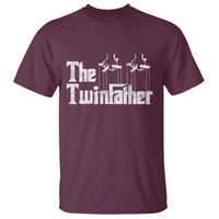 The Twinfather T Shirt Funny Dad Of Twins Fathers Day