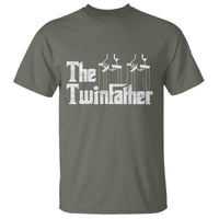 The Twinfather T Shirt Funny Dad Of Twins Fathers Day