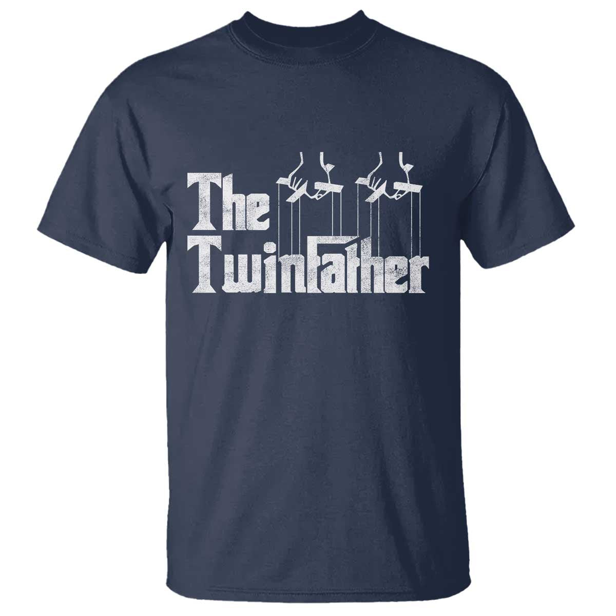 The Twinfather T Shirt Funny Dad Of Twins Fathers Day
