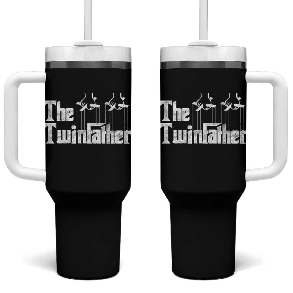 The Twinfather Tumbler With Handle Funny Dad Of Twins Fathers Day