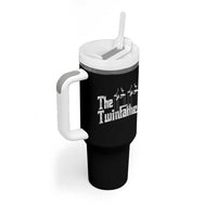 The Twinfather Tumbler With Handle Funny Dad Of Twins Fathers Day
