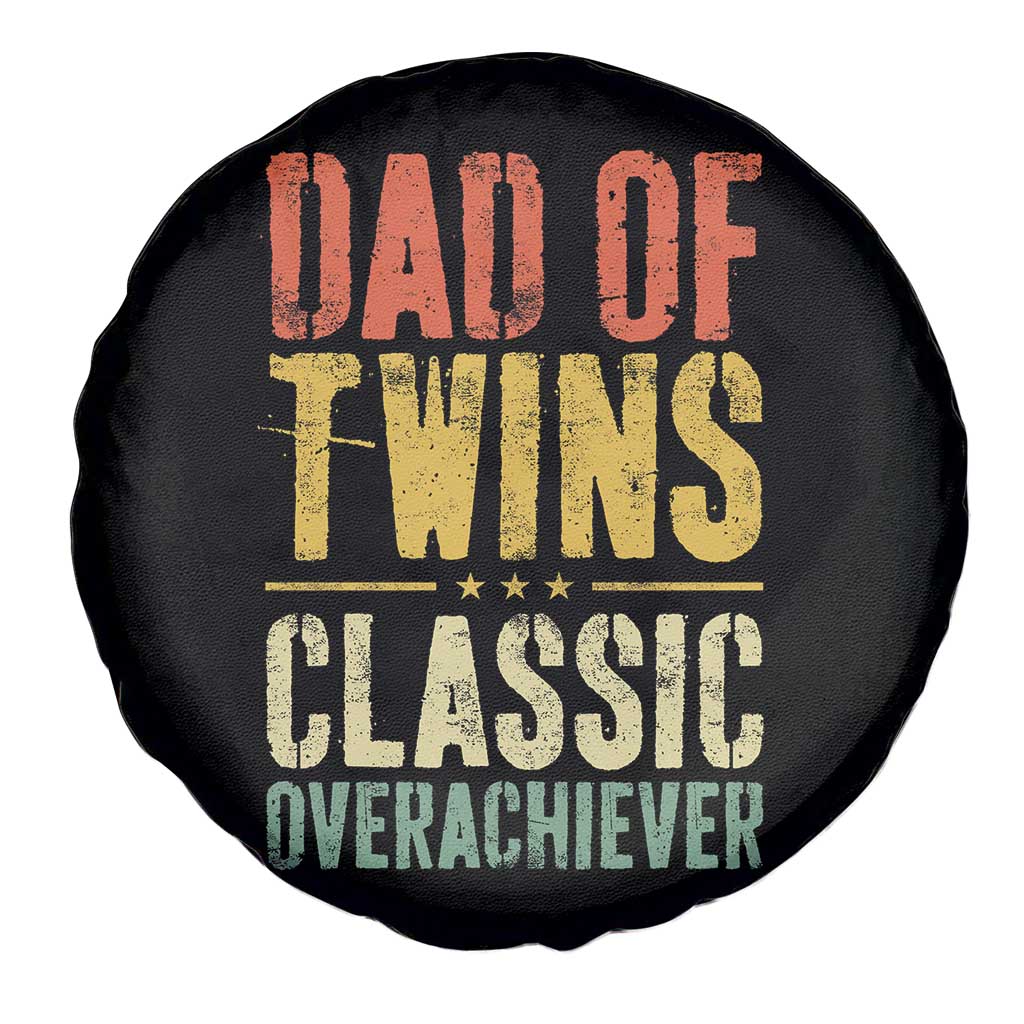 Dad Of Twins Classic Overachiever Spare Tire Cover Proud Twin Father