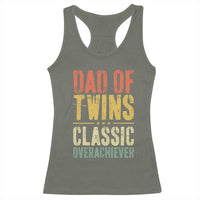 Dad Of Twins Classic Overachiever Racerback Tank Top Proud Twin Father